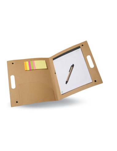 Cartelle di cartone con penna