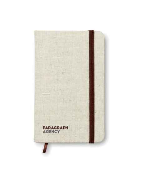 Libretas A6 con tapa de canvas