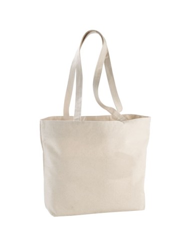 Bolsas de algodón 320g con fuelle y cremallera