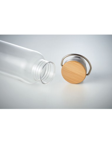  Borracce con tappo e manico in bambù 800 ml