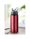 Borracce in alluminio con cannuccia pieghevole 600 ml