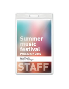 Porta badge trasparenti...