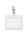 Porta badge trasparenti con chiusura a clip