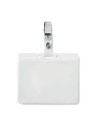 Porta badge trasparenti con chiusura a clip