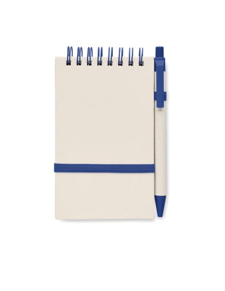 Quaderni A6 con fogli in carta riciclata e biro