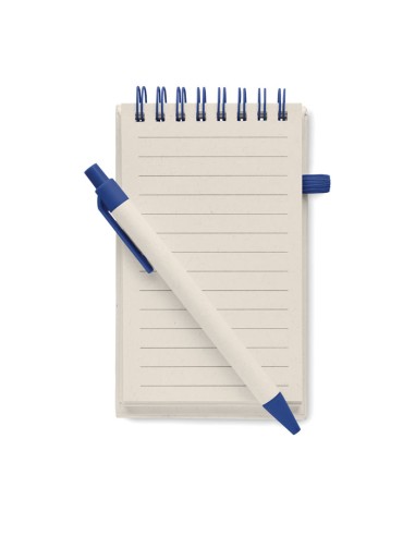 Quaderni A6 con fogli in carta riciclata e biro