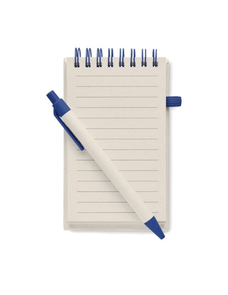 Quaderni A6 con fogli in carta riciclata e biro