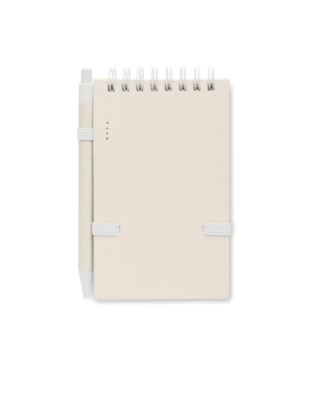 Quaderni A6 con fogli in carta riciclata e biro