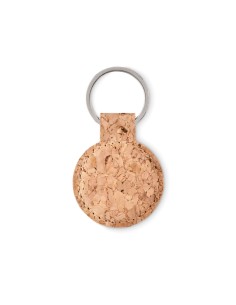 Portachiavi rotondi in sughero