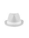 Cappelli colorati con nastro bianco