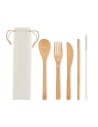 Set di posate in bambù