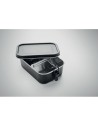 Porta pranzo in acciaio inox con fibbie