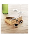 Set di vini in scatola di bambù