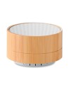 Altoparlanti con Bluetooth e custodia in bambù