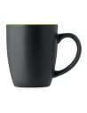 Tazze in ceramica nera con interno colorato da 290 ml