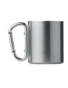 Tazze in acciaio inossidabile con maniglia a moschettone da 220 ml