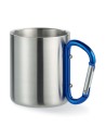 Tazze in acciaio inossidabile con maniglia a moschettone da 220 ml