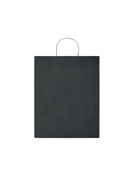 Bolsas de papel grande  90g asa corta torcida y fuelle