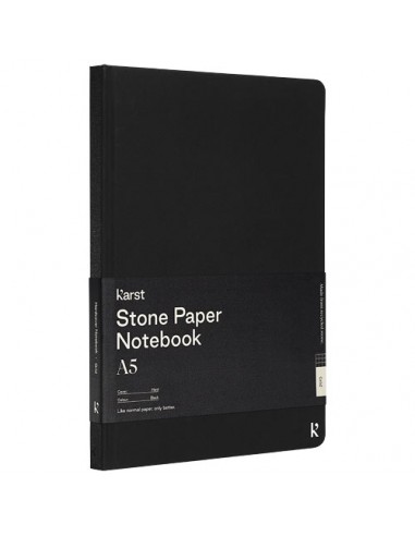 Libretas A5 de tapa dura con papel de piedra