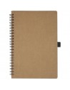Libretas A5 de cartón reciclado con espiral
