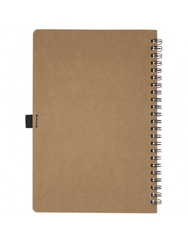 Libretas A5 de cartón reciclado con espiral