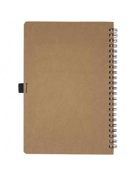 Libretas A5 de cartón reciclado con espiral