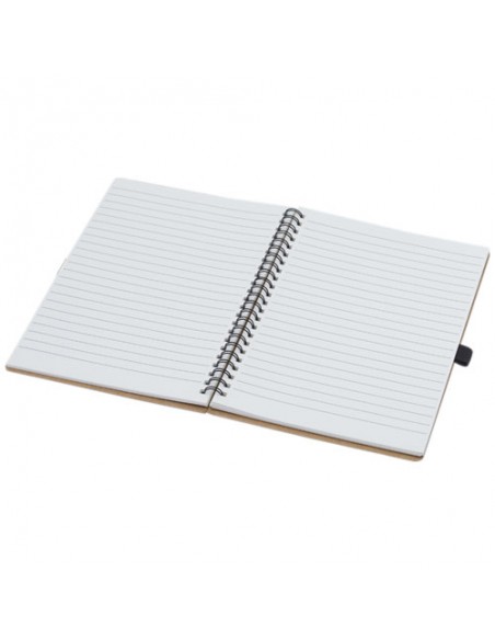 Libretas A5 de cartón reciclado con espiral