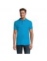 Polo da uomo a manica corta in cotone pettinato
