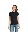 Polo da donna in cotone pettinato disponibile in una vasta gamma di colori