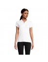 Polo da donna in cotone biologico