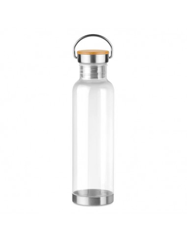  Borracce con tappo e manico in bambù 800 ml