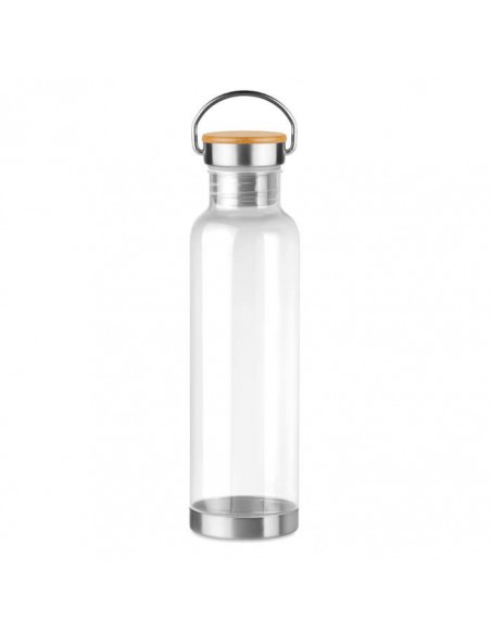  Borracce con tappo e manico in bambù 800 ml