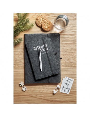 Libretas A5 con tapa de fieltro RPET