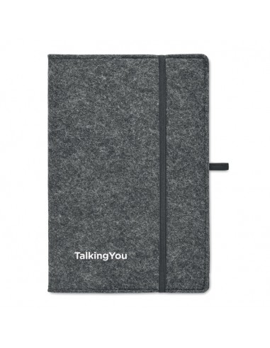 Libretas A5 con tapa de fieltro RPET