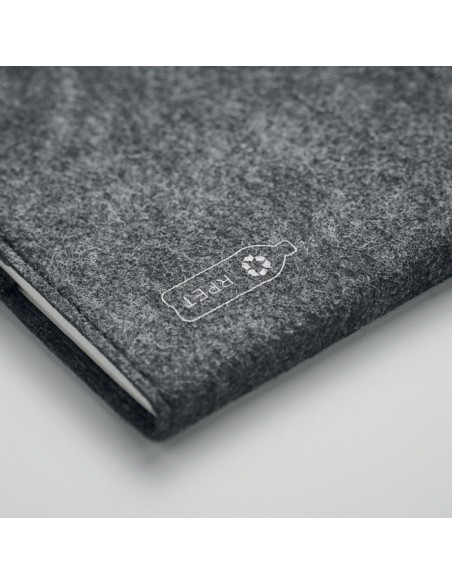 Libretas A5 con tapa de fieltro RPET