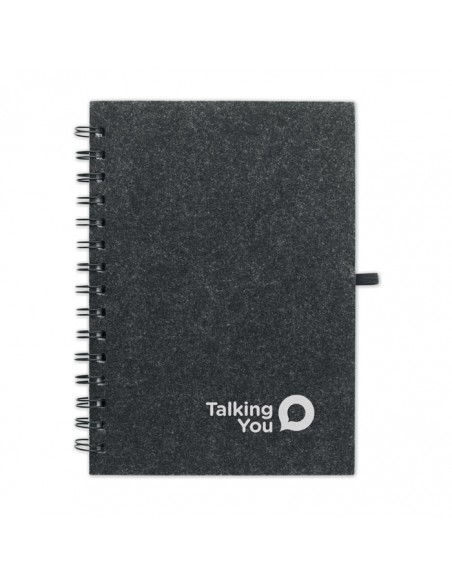 Cuadernos A5 con tapa de fieltro RPET