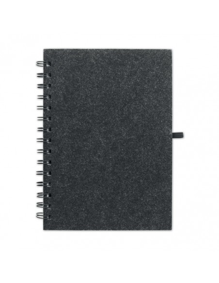 Cuadernos A5 con tapa de fieltro RPET