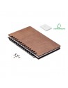 Cuadernos A5 con tapa dura y semillas de abedul