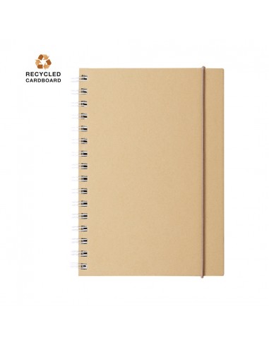 Cuadernos con tapa de cartón reciclado y banda...