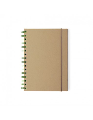 Cuadernos con tapa de cartón reciclado y banda...