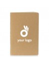 Libretas A5 con tapa blanda de cartón reciclado