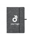 Libretas A5 con tapa de fieltro RPET