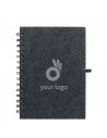 Cuadernos A5 con tapa de fieltro RPET