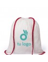 Mochilas de algodón con cuerdas en variados colores