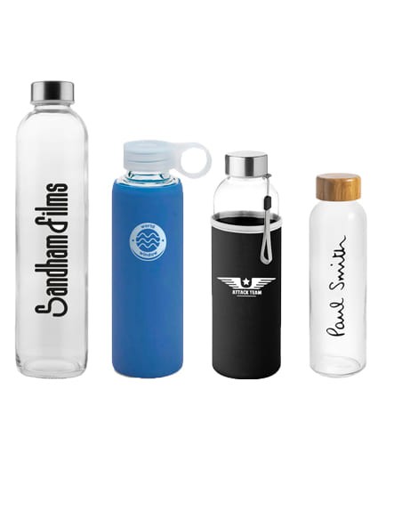 Borracce di vetro personalizzate