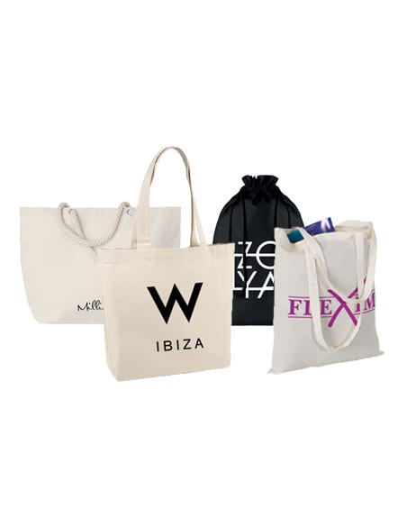 Borse di cotone personalizzate